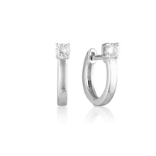 Load image into Gallery viewer, Georgini Sterling Silver Mia Hoop Earrings