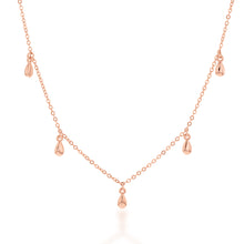 Load image into Gallery viewer, Rose Gold Plated Sterling Silver Fancy Choker Chain