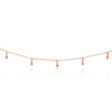 Load image into Gallery viewer, Rose Gold Plated Sterling Silver Fancy Choker Chain