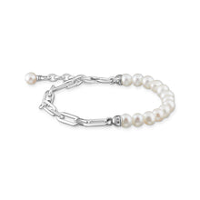 Load image into Gallery viewer, Thomas Sabo Heritage Sterling Silver Pearl on 16-19cm Bracelet