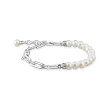 Load image into Gallery viewer, Thomas Sabo Heritage Sterling Silver Pearl on 16-19cm Bracelet