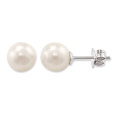 Thomas Sabo White Fresh Water Pearl Medium Stud Earrings