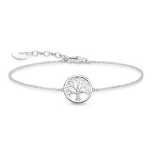 Load image into Gallery viewer, Thomas Sabo Sterling Silver Tree Of Life White CZ 16-19cm Bracelet