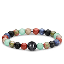 Load image into Gallery viewer, Thomas Sabo Sterling Silver Multicolour Gemstone 19.5cm Bracelet