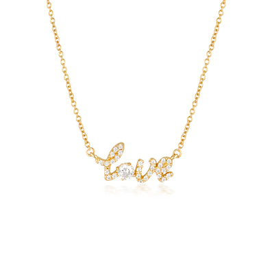 Georgini Noel Nights Gold Plated Sterling Silver Love Chain