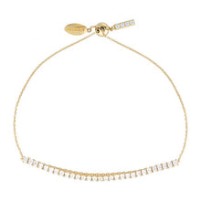 Load image into Gallery viewer, Georgini Iconic Bridal Gold Plated Sterling Silver Vera 2mm Bracelet