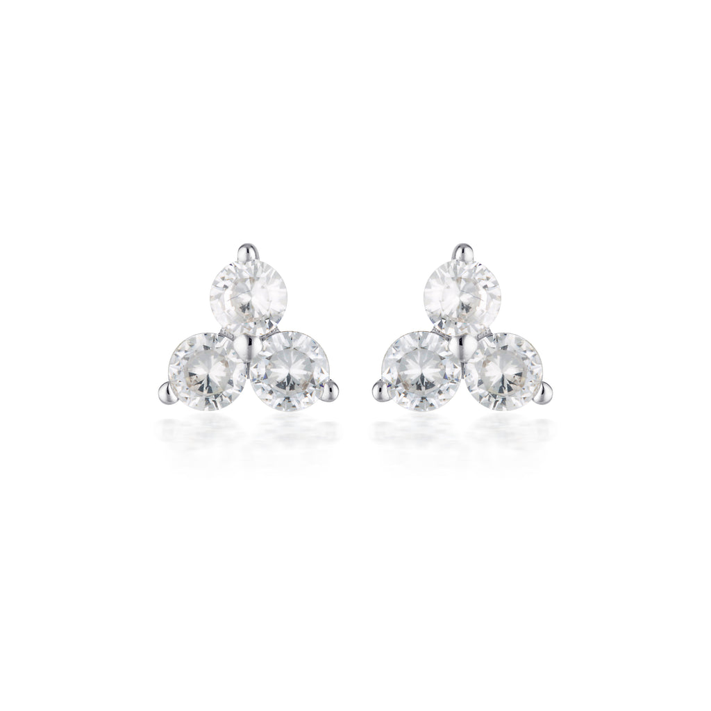Georgini Sterling Silver Tia Stud Earrings