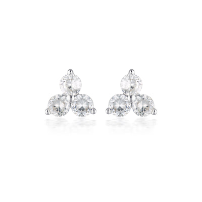 Georgini Sterling Silver Tia Stud Earrings