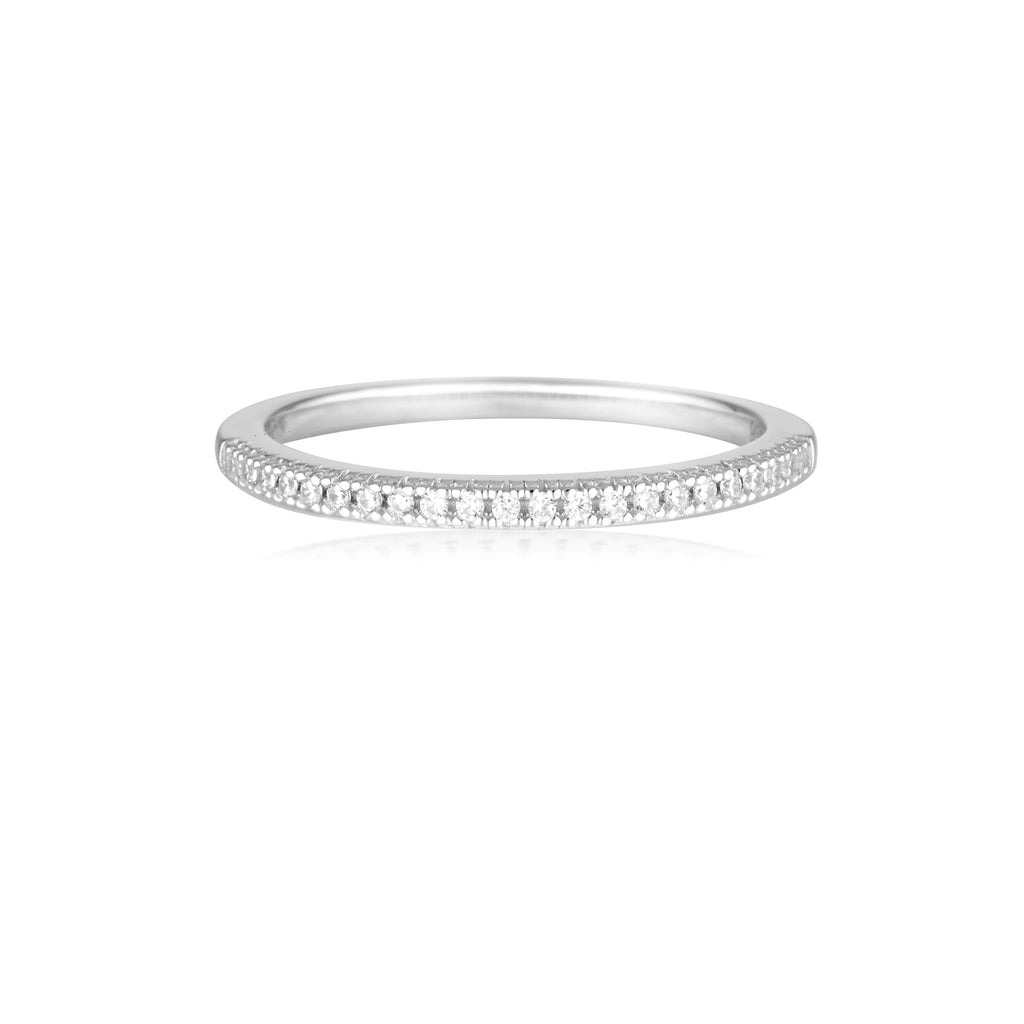 Georgini Iconic Bridal Sterling Silver Anne Band Ring