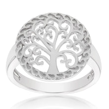 Load image into Gallery viewer, Sterling Silver Tree Of Life Ring