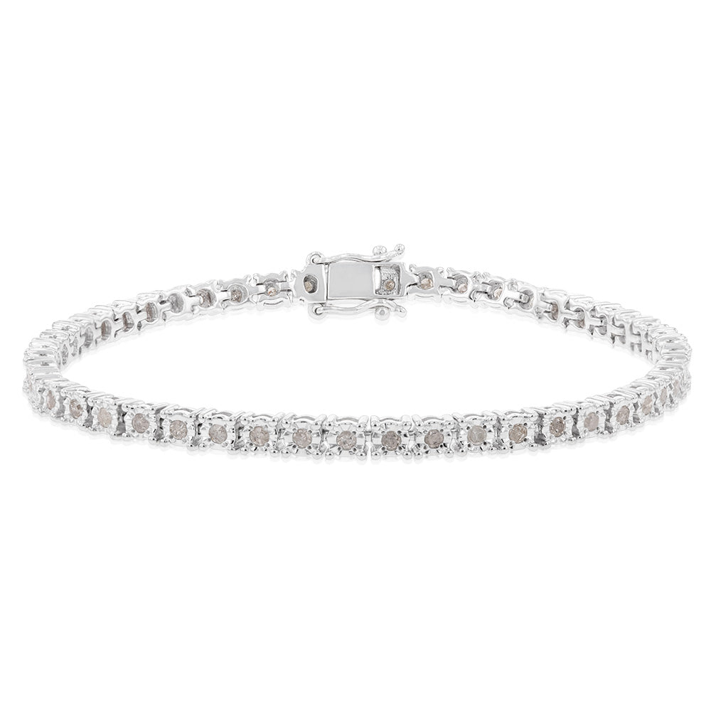 1 CARAT each stone tennis bracelet #diamondtennis #naturaldiamonds #bracelet  #benandeddie #bandbjewlery | Instagram
