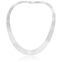 Load image into Gallery viewer, Sterling Silver Fancy XL Cleopatra 43cm Chain