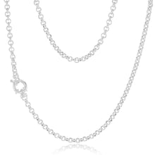Load image into Gallery viewer, Sterling Silver Fancy 45cm Chain With Bolt Ring