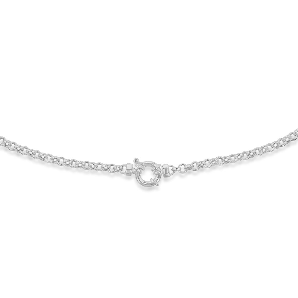 Sterling Silver Fancy 45cm Chain With Bolt Ring