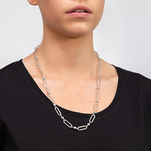 Load image into Gallery viewer, Sterling Silver Link And Ball Fancy 60cm Chain