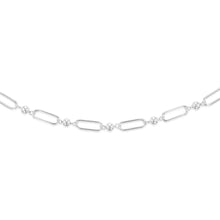 Load image into Gallery viewer, Sterling Silver Link And Ball Fancy 70cm Chain