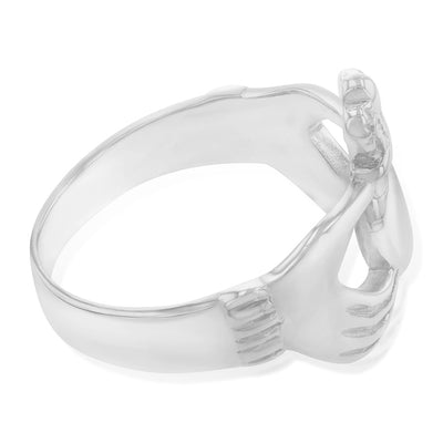 Sterling Silver Claddagh Mens Rings