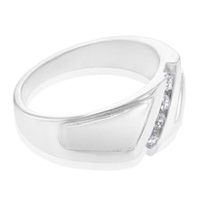 Load image into Gallery viewer, Sterling Silver Cubic Zirconia Fancy Ring