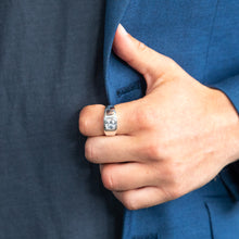 Load image into Gallery viewer, Sterling Silver Cubic Zirconia In Octagon Ring