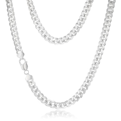 Sterling Silver Curb 280 Gauge 55cm Chain