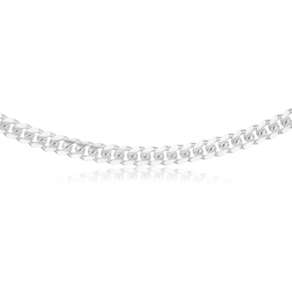 Sterling Silver Curb 280 Gauge 55cm Chain