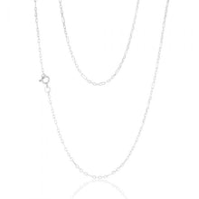 Load image into Gallery viewer, Sterling Silver Fancy Figaro 40+5cm Chain