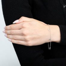 Load image into Gallery viewer, Sterling Silver Hope Charm 16+3cm Bracelet