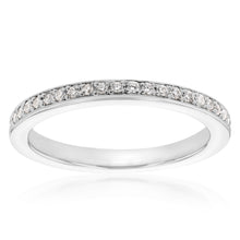 Load image into Gallery viewer, Sterling Silver Cubic Zirconia Band Rings