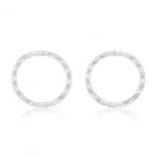 Load image into Gallery viewer, Sterling Silver Sleeper Facet 8mm Earrings