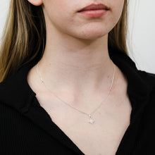 Load image into Gallery viewer, Sterling Silver Cubic Zirconia Star Pendant