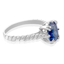 Load image into Gallery viewer, 1.00ct Kyanite Solitaire Ring Set in Sterling Silver