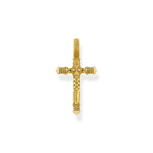 Load image into Gallery viewer, Thomas Sabo Sterling Silver Gold Plated Tudor Rose Cross