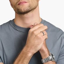Load image into Gallery viewer, Thomas Sabo Rebel Sterling Silver Snake Black CZ Ring