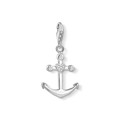 Thomas Sabo Sterling Silver Charm Club Faith Love Hope CZ Charm