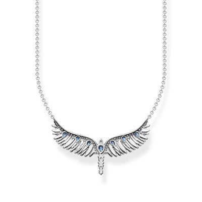 Thomas Sabo Sterling Silver Rising Phoenix Small Pendant On Chain