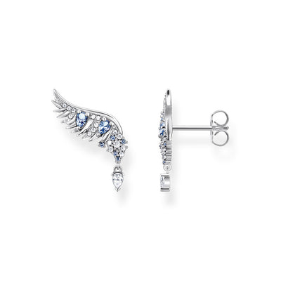 Thomas Sabo Sterling Silver Rising Phoenix Wing Ear Climber Earrings