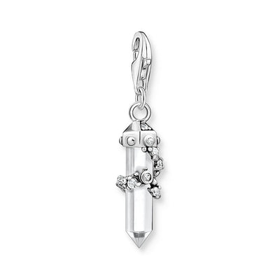 Thomas Sabo Sterling Silver Charm Club Crystal Charm