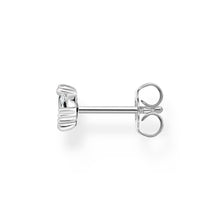 Load image into Gallery viewer, Thomas Sabo Sterling Silver Charm Club Snow Crystal Stud Earrings *1 Piece Only*