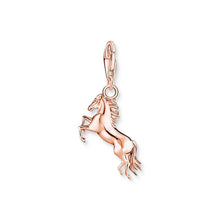 Load image into Gallery viewer, Thomas Sabo Sterling Silver Rose Gold Plated Charm Club Horse Charm