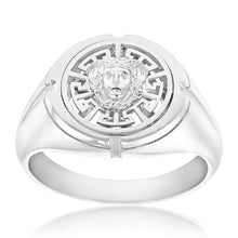 Load image into Gallery viewer, Sterling Silver Medusa Fancy Ring