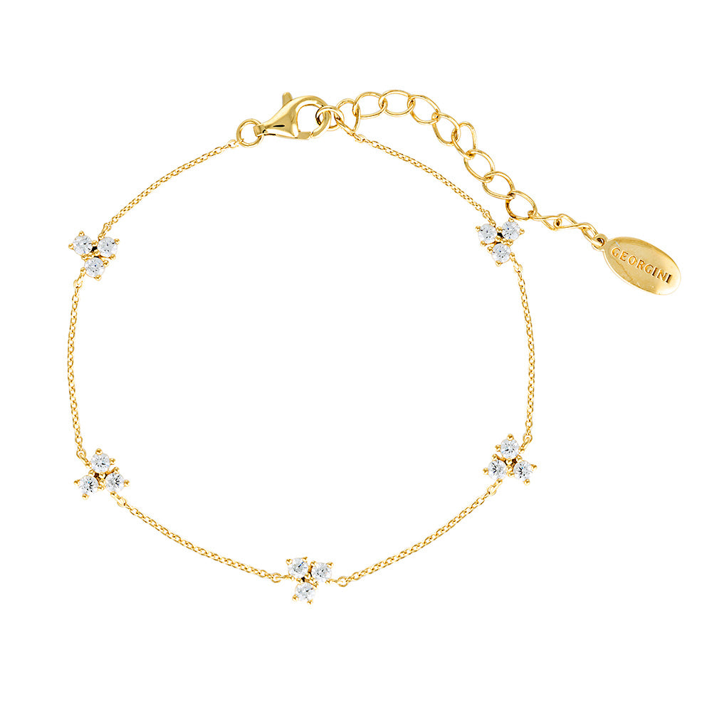 Georgini the Layered Edit Gold Plated Sterling Silver Trois Bracelet