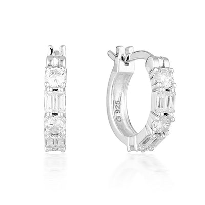 Georgini Sterling Silver Irina Small Hoop Earrings