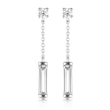 Load image into Gallery viewer, Georgini The Layered Edit Sterling Silver Tlieta Drop Earrings