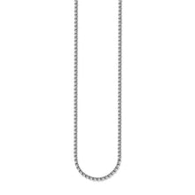 Load image into Gallery viewer, Thomas Sabo Sterling Silver Oxidised Box Link 60cm Chain