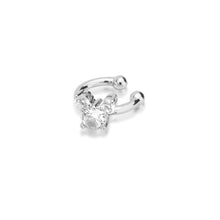 Load image into Gallery viewer, Disney Rhodium Plated Sterling Silver Mickey Mouse Claw Set CZ Ear Cuff (Single Only)