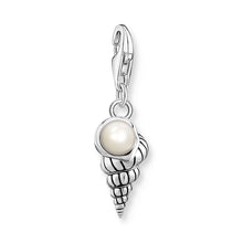 Load image into Gallery viewer, Thomas Sabo Sterling Silver Charm Club Fresh Water Pearl Shell Charm