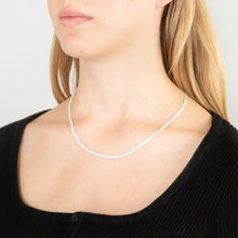 Load image into Gallery viewer, Sterling Silver Textured Herringbone 45.5cm Chain