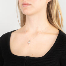 Load image into Gallery viewer, Sterling Silver Rhodium Plated Cubic Zirconia Script &quot;Y &quot; Initial Pendant