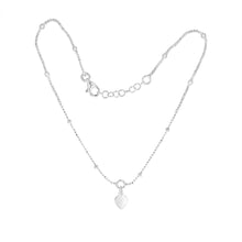 Load image into Gallery viewer, Sterling Silver Ball And Chain 27cm Anklet