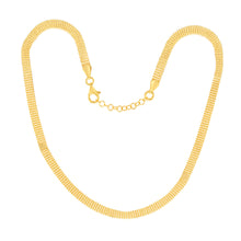 Load image into Gallery viewer, Sterling Silver Gold Plated Fancy 40cm Choker Chain